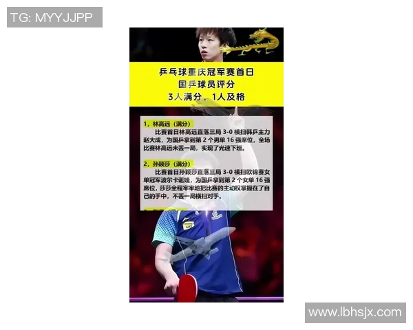 乒乓球心理素质评比结果出炉重庆乒乓球队荣登第十名引关注 乒乓球心理素质评比结果出炉重庆乒乓球队荣登第十名引关注